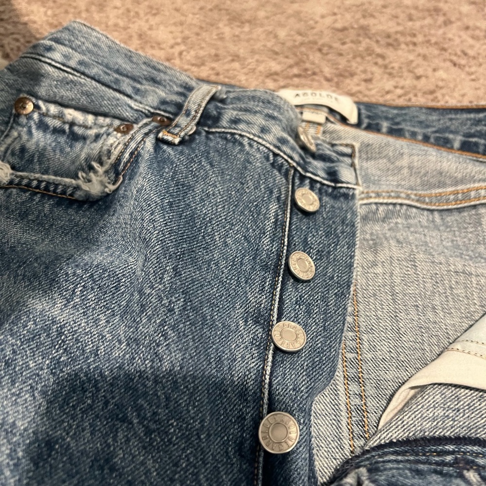 AGOLDE Riley High Rise Straight Crop Jeans - Picture 4 of 16